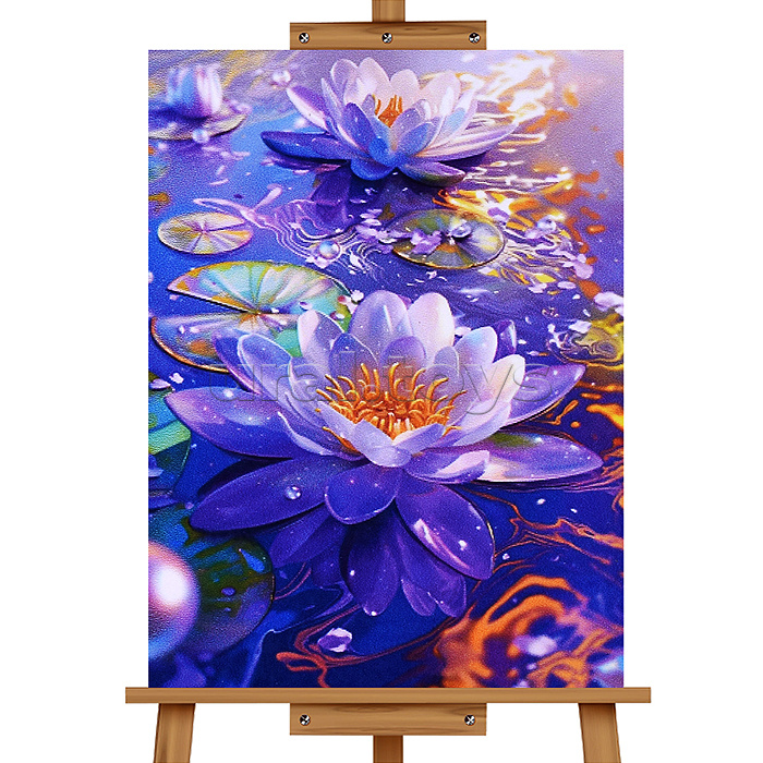 Мозаика алмазная "Лотос" 20*30см.