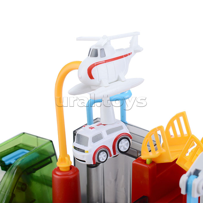 Автотрек на батарейках, в коробке