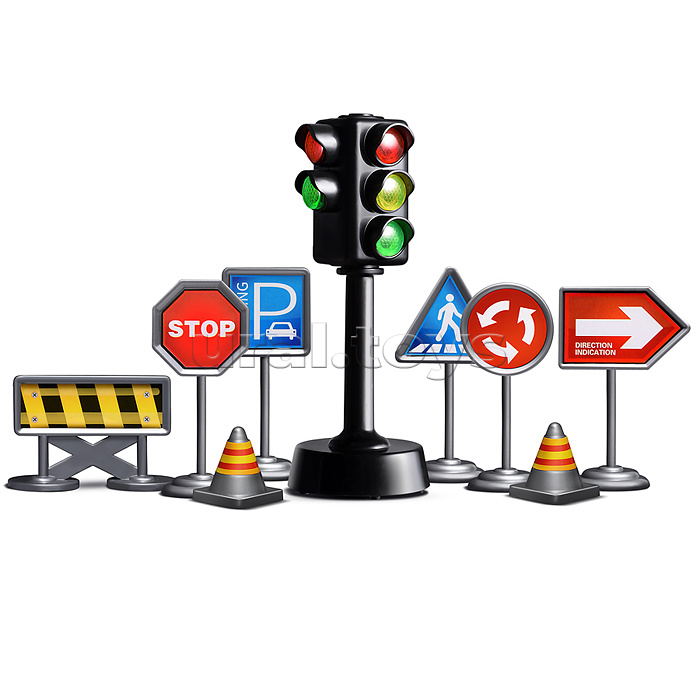 Набор дорожных знаков "Мой друг-светофор!" в коробке