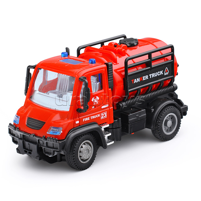 Машина "Пожарная" с резервуаром для воды, р/у, в коробке