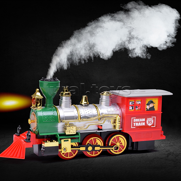 Железная дорога "Весёлый поезд" р/у, 27 MHz, в коробке