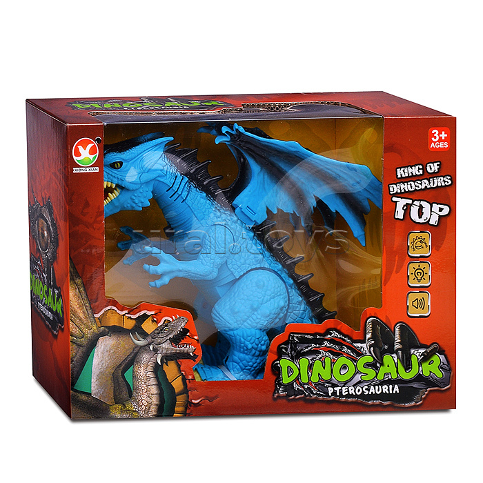 Динозавр "Птерозавр" на батарейках, в коробке