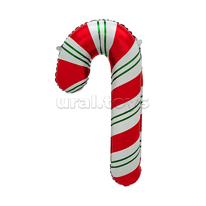 Шар (38''/97 см) Фигура, Леденец трость (надув воздухом), Красный/Зеленый, 1 шт. в уп. Шар (38''/97 см) Фигура, Леденец трость (надув воздухом), Красный/Зеленый, 1 шт. в уп.