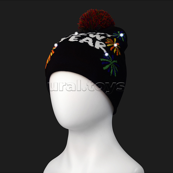 Шапка "Счастливого нового года"