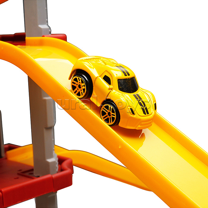 Парковка "Приключения на стройке" (75 предметов) в коробке