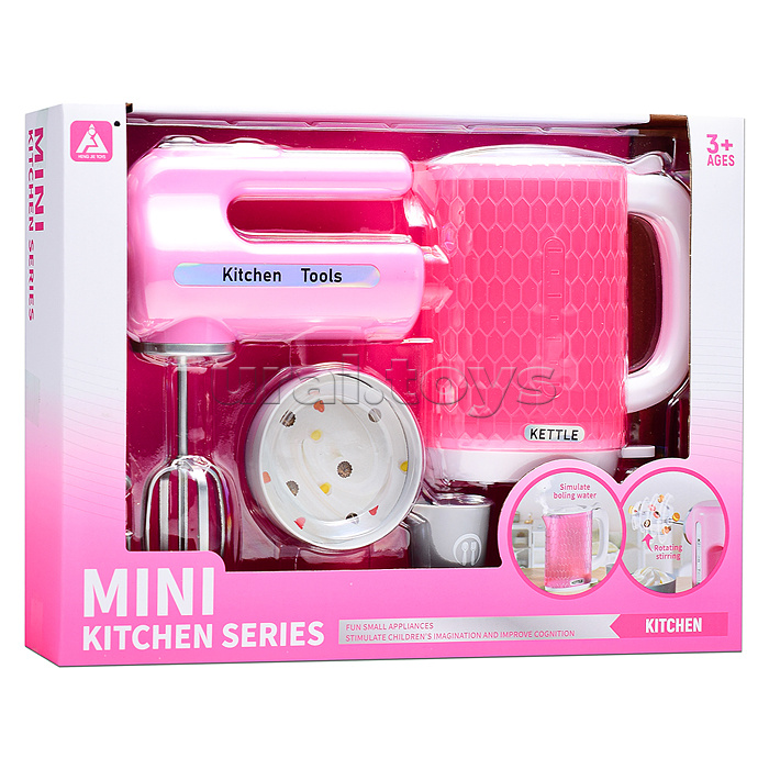 Бытовая техника "Электрический чайник с миксером" в коробке