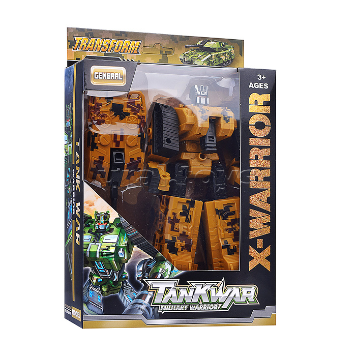 Робот трансформирующийся в танк, в коробке