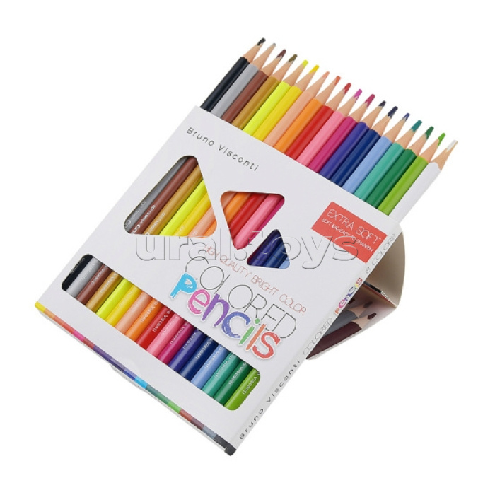 Карандаши цветные 18 цв. "Bright colors"