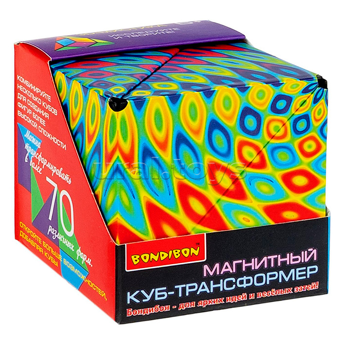 Магнитный куб-трансформер 3D-Мистика, ВOX 6,2x6,2x6,2cм,