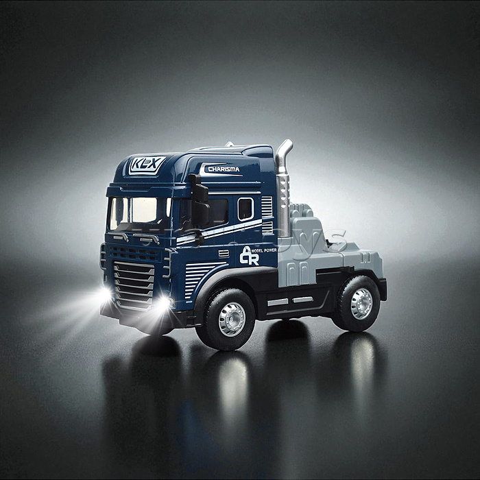 Машина "Трейлер" (свет, звук) в коробке