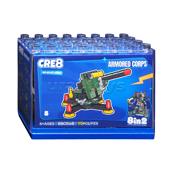 Конструктор "Боевой робот" 8 в 1 в коробке