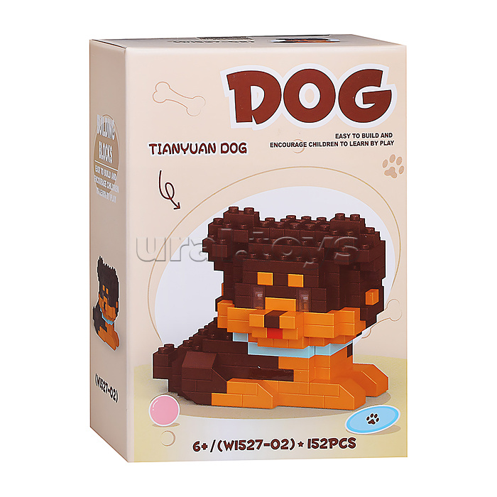 Конструктор "Собака" (152 дет.) в коробке
