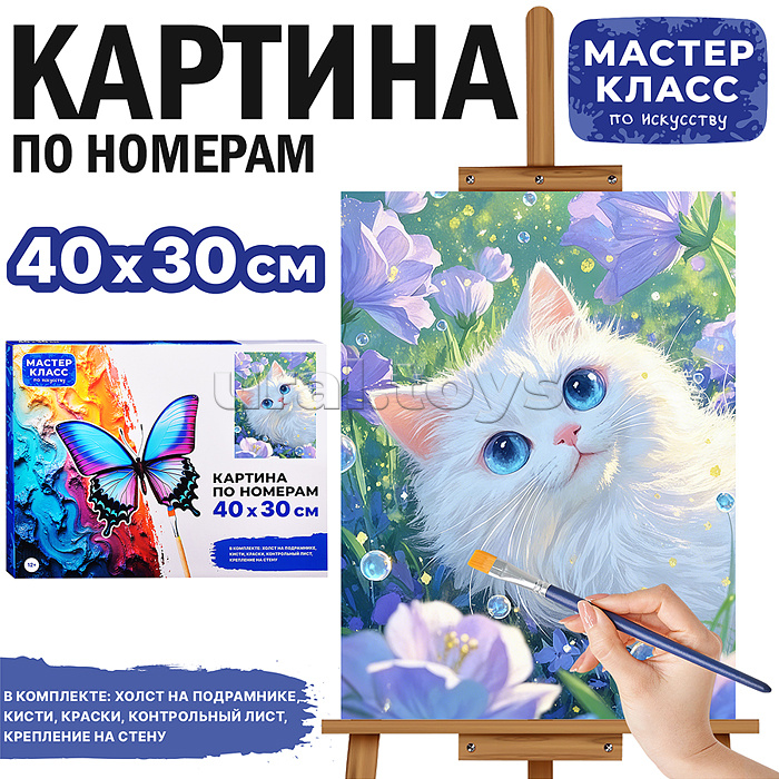 Картина по номерам "Мечтатель" 40х30 см.