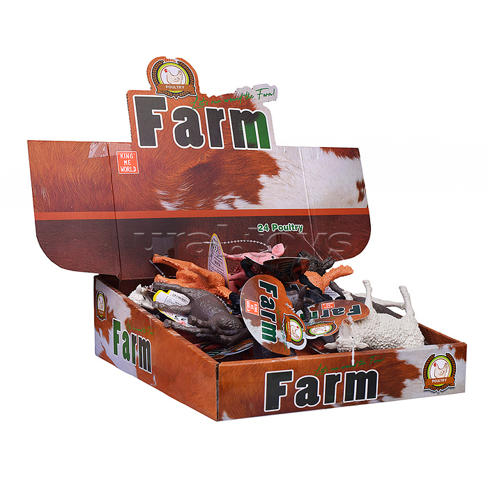 Набор животных "Ферма" в коробке