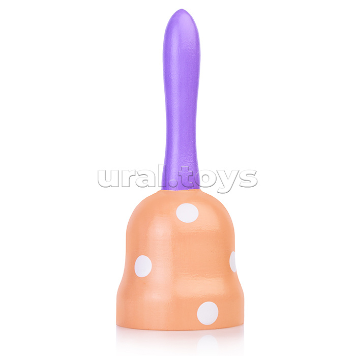 Колокольчик деревянный окрашенный