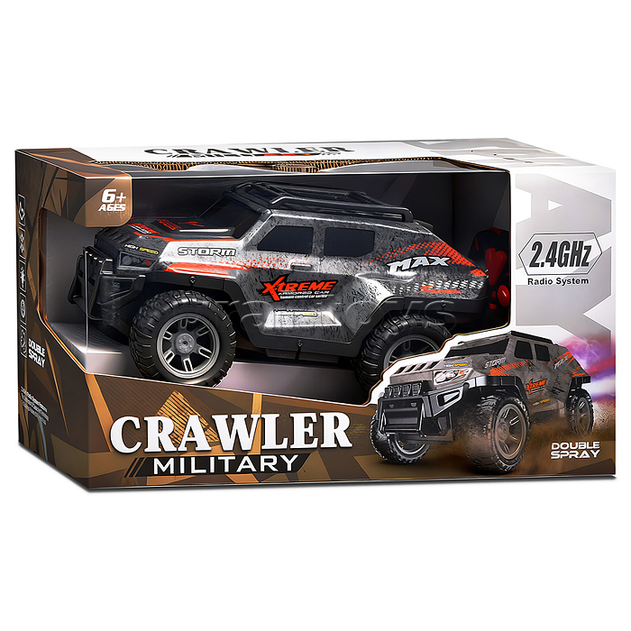 Машина "Военный вездеход" р/у, 27 MHz, в коробке