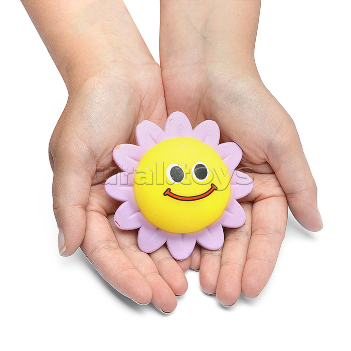 Игрушка -антистресс "Цветочек-смайлик"
