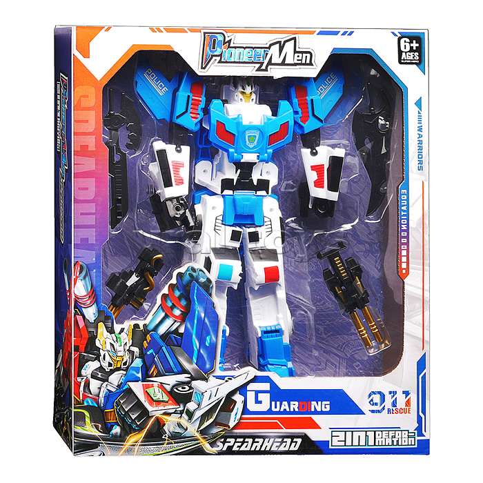 Робот трансформирующийся в служебное авто, в коробке Робот трансформирующийся в служебное авто, в коробке