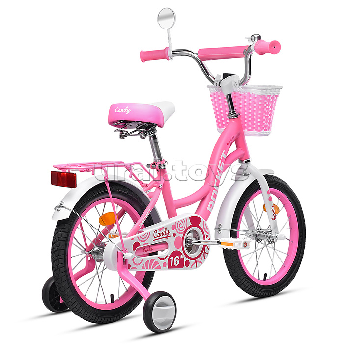 Велосипед 16" Rocket Candy, цвет розовый