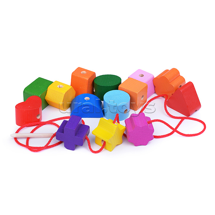 Счетный материал "Первые Бусы" Геометрия (15 дет.)