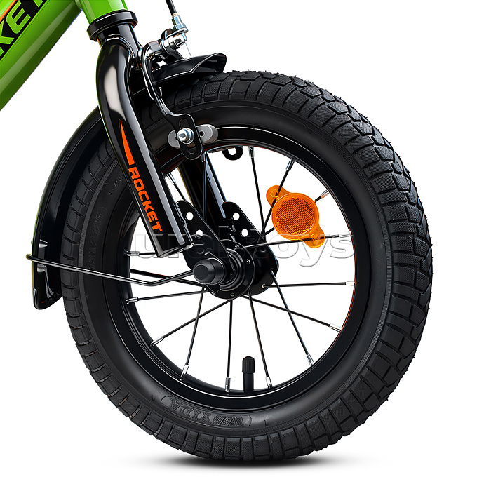 Велосипед 12" Rocket Sly, цвет зеленый
