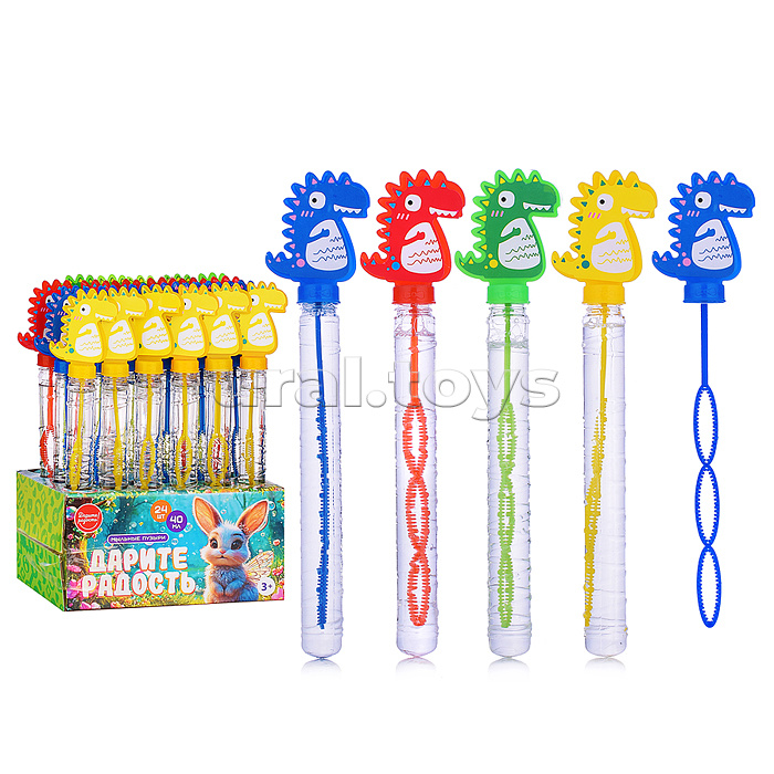 Мыльные пузыри "Динозавр" 40 мл.