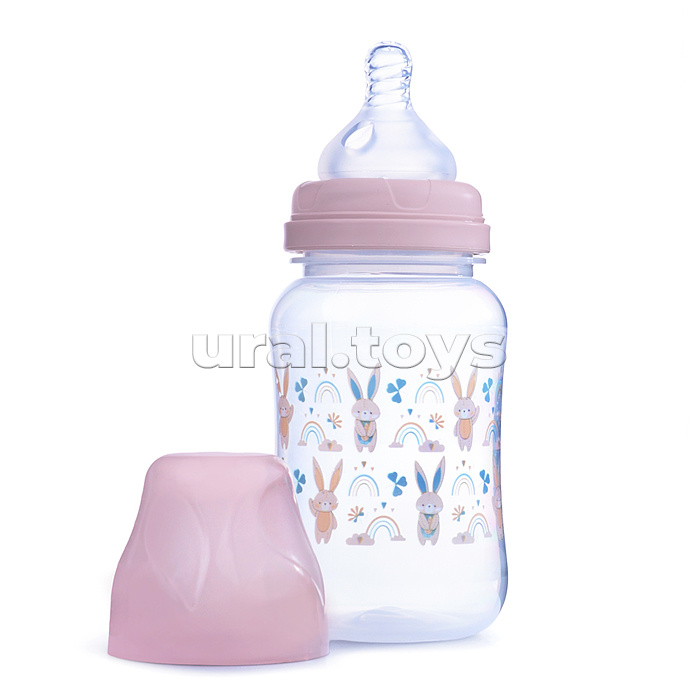 Бутылочка для кормления 270мл "Лесные зверята"