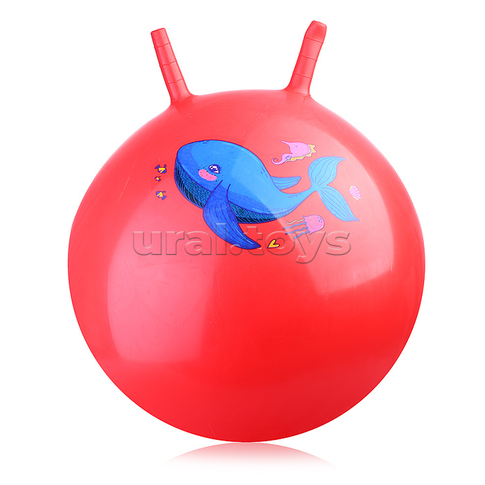 Мяч с рожками 55см "Приключения" (цвет в ассортименте)