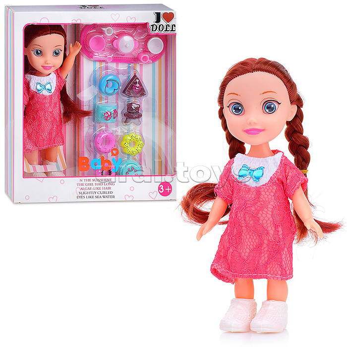 Кукла Алина (с чайным набором) в в коробке