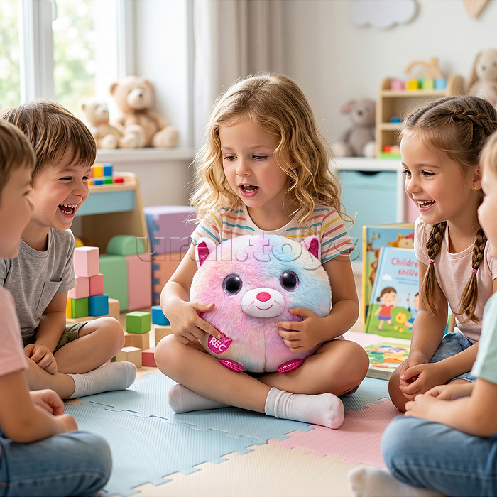 Кот "Милый котик" свет, звук, в коробке