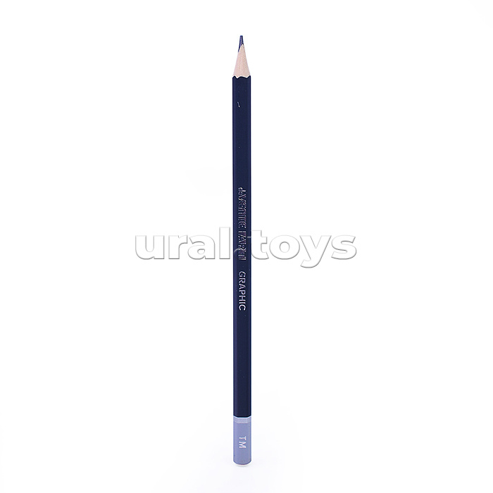 Карандаш чернографитный "Art" 12 шт в наб (2Т, Т, ТМ-2, М, 2М, 3М, 4М, 5М, 6М, 7М, 8М), шестигранный, заточенный, корпус черный с топом, в картонной коробке