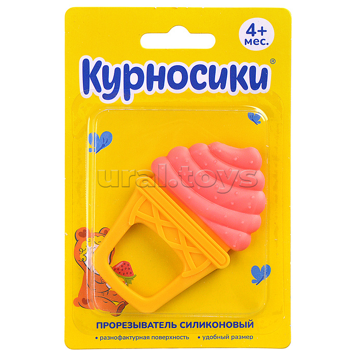 Прорезыватель силиконовый "Мороженое" в ассортименте Прорезыватель силиконовый "Мороженое" в ассортименте