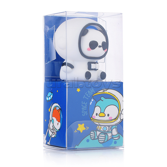 Точилка для карандашей "Space Team" 32x37x28 мм, 1 отверстие, пластиковая с покрытием Soft