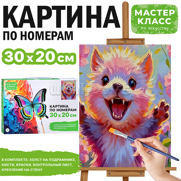 Картина по номерам MKR3020-147 "Радость" 30х20 см.