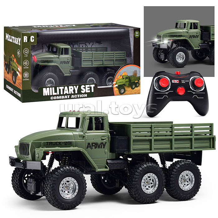 Машина "Армейский грузовик" р/у, 27 MHz, в коробке
