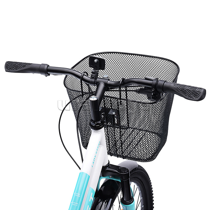 Велосипед 26" Rocket lady Steel 26, цвет белый/бирюзовый, размер 17"