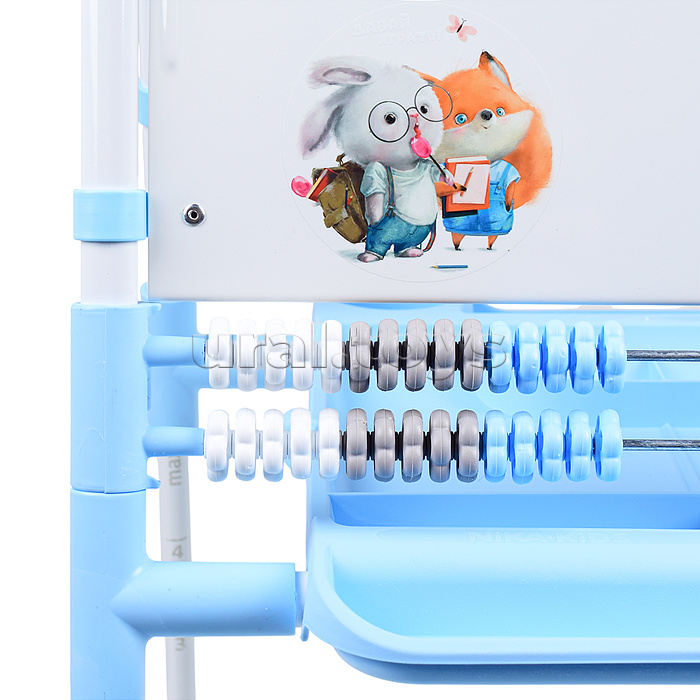 Доска знаний-мольберт 2 двусторонний (голубой-2)