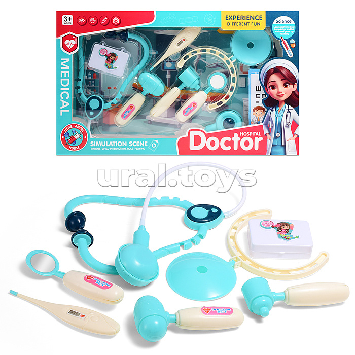 Набор доктора "Юный доктор" в коробке