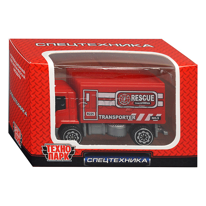 Машина металл Спецтехника 7,5 см, в ассорт, дисп., в коробке