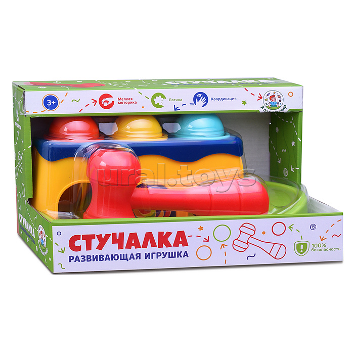 Развивающая игрушка "Стучалка" в коробке