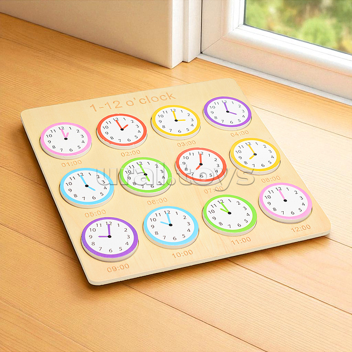 Игра развивающая "Часики"