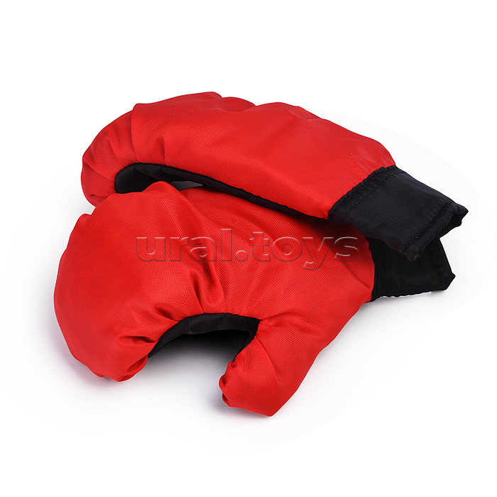 Набор детский игровой (перчатки, груша 70 см.) Оксфорд (черно-красный)