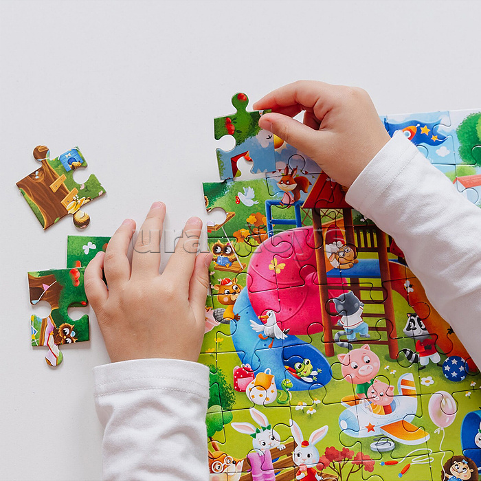 Пазл 80 "Детская площадка" Виммельбух