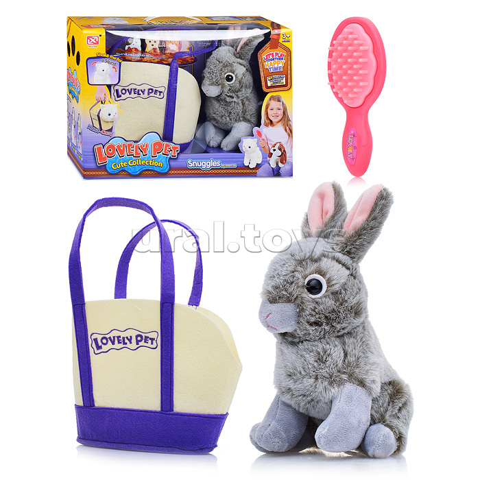 Игровой набор "Питомец" кролик с сумкой в коробке