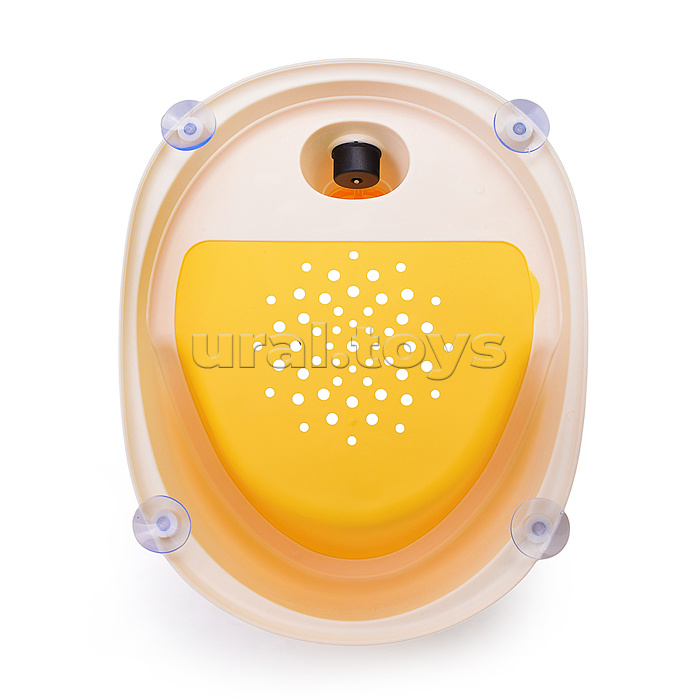 Детский стульчик - сиденье с термометром (желтый)