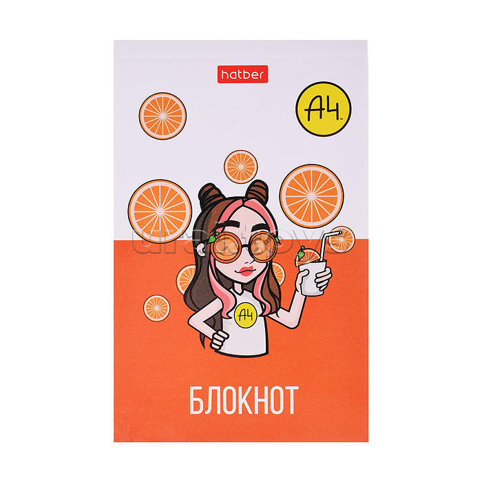 Блокнот А7 48л клетка "Влад А4" в Дисплее  52 шт