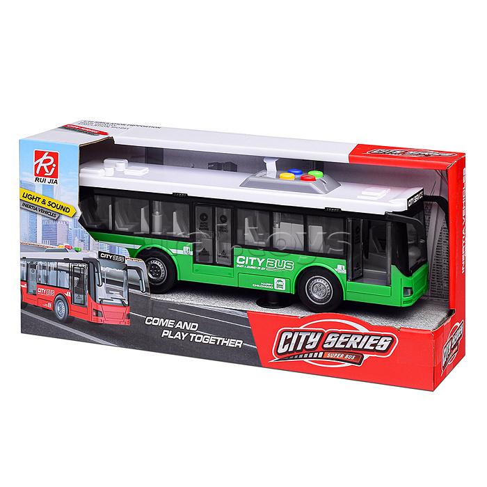 Автобус "Городской" (свет, звук) в коробке