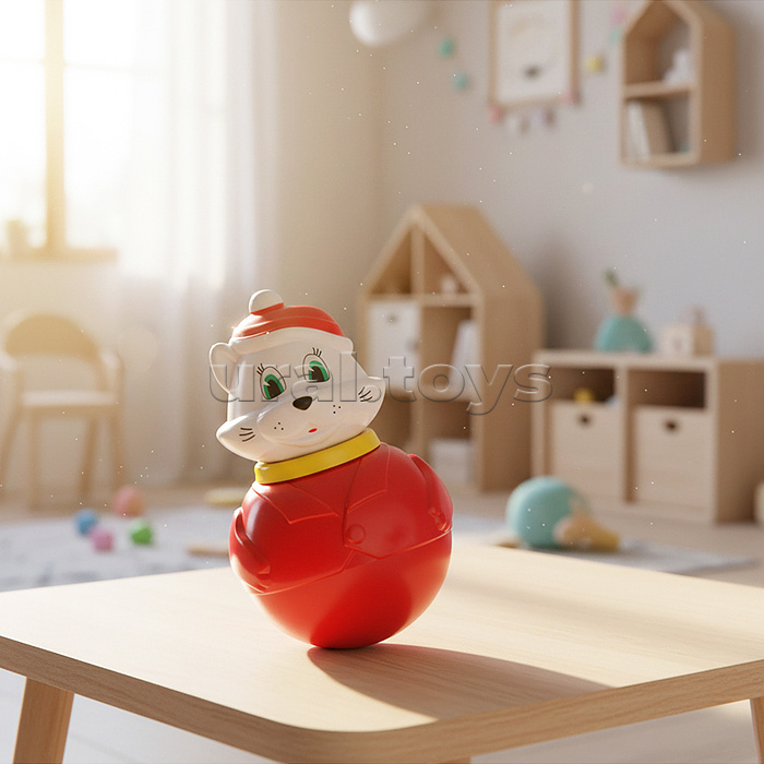 Неваляшка большая "Кот Мурлыка" (п/п пакет)