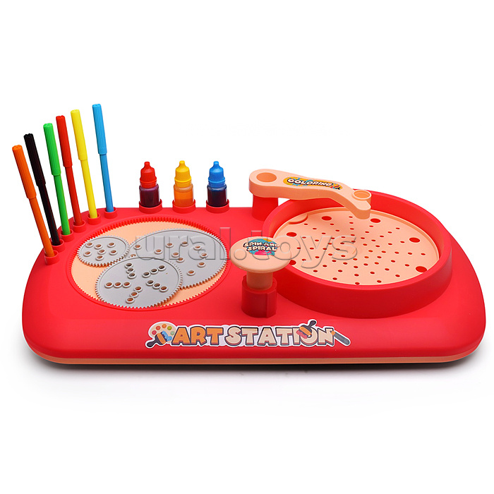 Спирограф "Веселая девочка" (набор), в коробке