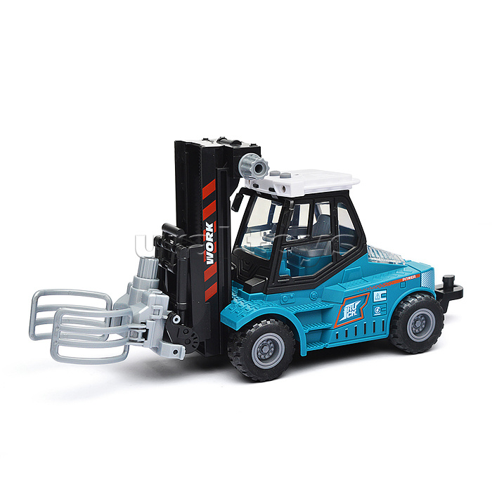 Машина "Погрузчик" с прицепом (свет, звук) в коробке